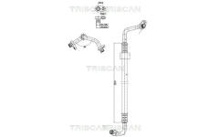 Vysokotlaké / nízkotlaké vedení, klimatizace TRISCAN 9010 28006