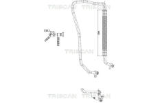 Vysokotlaké / nízkotlaké vedení, klimatizace TRISCAN 9010 28014