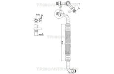 Vysokotlaké / nízkotlaké vedení, klimatizace TRISCAN 9010 28031