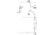 Vysokotlaké / nízkotlaké vedení, klimatizace TRISCAN 9010 28057
