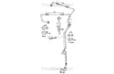 Vysokotlaké / nízkotlaké vedení, klimatizace TRISCAN 9010 28064