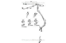 Vysokotlaké / nízkotlaké vedení, klimatizace TRISCAN 9010 28066