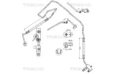 Vysokotlaké / nízkotlaké vedení, klimatizace TRISCAN 9010 28085