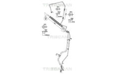 Vysokotlaké / nízkotlaké vedení, klimatizace TRISCAN 9010 28090