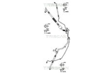 Vysokotlaké / nízkotlaké vedení, klimatizace TRISCAN 9010 28108