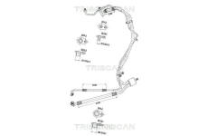 Vysokotlaké / nízkotlaké vedení, klimatizace TRISCAN 9010 28112