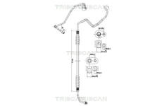 Vysokotlaké / nízkotlaké vedení, klimatizace TRISCAN 9010 28118