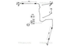 Vysokotlaké / nízkotlaké vedení, klimatizace TRISCAN 9010 28119