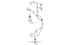 Vysokotlaké / nízkotlaké vedení, klimatizace TRISCAN 9010 28120