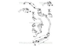Vysokotlaké / nízkotlaké vedení, klimatizace TRISCAN 9010 28124