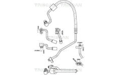 Vysokotlaké / nízkotlaké vedení, klimatizace TRISCAN 9010 29007