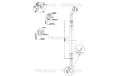 Vysokotlaké / nízkotlaké vedení, klimatizace TRISCAN 9010 29011