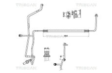 Vysokotlaké / nízkotlaké vedení, klimatizace TRISCAN 9010 29033