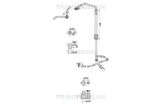 Vysokotlaké / nízkotlaké vedení, klimatizace TRISCAN 9010 29044