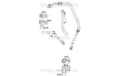 Vysokotlaké / nízkotlaké vedení, klimatizace TRISCAN 9010 29055