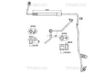 Vysokotlaké / nízkotlaké vedení, klimatizace TRISCAN 9010 29058