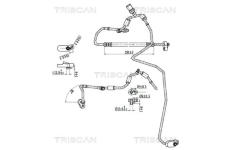 Vysokotlaké / nízkotlaké vedení, klimatizace TRISCAN 9010 29067