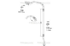 Vysokotlaké / nízkotlaké vedení, klimatizace TRISCAN 9010 29068