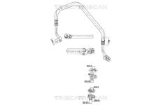 Vysokotlaké / nízkotlaké vedení, klimatizace TRISCAN 9010 29072