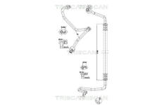 Vysokotlaké / nízkotlaké vedení, klimatizace TRISCAN 9010 29074
