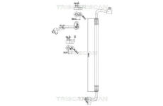 Vysokotlaké / nízkotlaké vedení, klimatizace TRISCAN 9010 29078