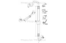 Vysokotlaké / nízkotlaké vedení, klimatizace TRISCAN 9010 29081