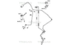 Vysokotlaké / nízkotlaké vedení, klimatizace TRISCAN 9010 29082