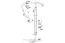 Vysokotlaké / nízkotlaké vedení, klimatizace TRISCAN 9010 29086