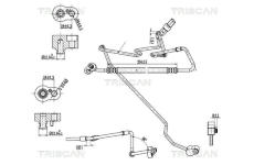 Vysokotlaké / nízkotlaké vedení, klimatizace TRISCAN 9010 29093