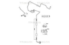 Vysokotlaké / nízkotlaké vedení, klimatizace TRISCAN 9010 29095