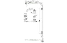 Vysokotlaké / nízkotlaké vedení, klimatizace TRISCAN 9010 29097