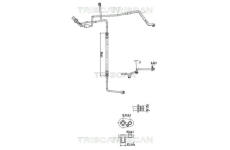 Vysokotlaké / nízkotlaké vedení, klimatizace TRISCAN 9010 29105