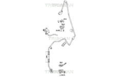 Vysokotlaké / nízkotlaké vedení, klimatizace TRISCAN 9010 29106