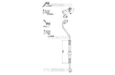 Vysokotlaké / nízkotlaké vedení, klimatizace TRISCAN 9010 29107