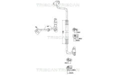 Vysokotlaké / nízkotlaké vedení, klimatizace TRISCAN 9010 29108