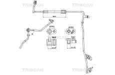 Vysokotlaké / nízkotlaké vedení, klimatizace TRISCAN 9010 29110