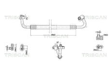 Vysokotlaké / nízkotlaké vedení, klimatizace TRISCAN 9010 29120