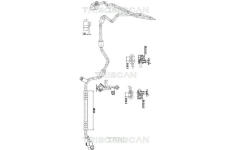 Vysokotlaké / nízkotlaké vedení, klimatizace TRISCAN 9010 29121
