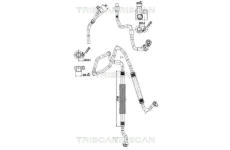 Vysokotlaké / nízkotlaké vedení, klimatizace TRISCAN 9010 29139