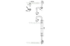 Vysokotlaké / nízkotlaké vedení, klimatizace TRISCAN 9010 43003