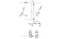 Vysokotlaké / nízkotlaké vedení, klimatizace TRISCAN 9010 81005