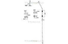 Vysokotlaké / nízkotlaké vedení, klimatizace TRISCAN 9010 81006
