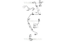 Vysokotlaké / nízkotlaké vedení, klimatizace TRISCAN 9010 81007