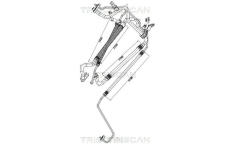 Vysokotlaké / nízkotlaké vedení, klimatizace TRISCAN 9010 81008