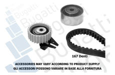 ozubení,sada rozvodového řemene BUGATTI BKCD0101