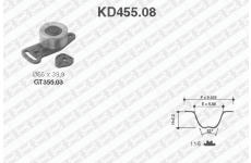 ozubení,sada rozvodového řemene SNR KD455.08