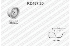 ozubení,sada rozvodového řemene SNR KD457.20