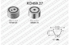 ozubení,sada rozvodového řemene SNR KD459.27