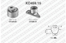 ozubení,sada rozvodového řemene SNR KD459.15