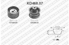 ozubení,sada rozvodového řemene SNR KD468.07